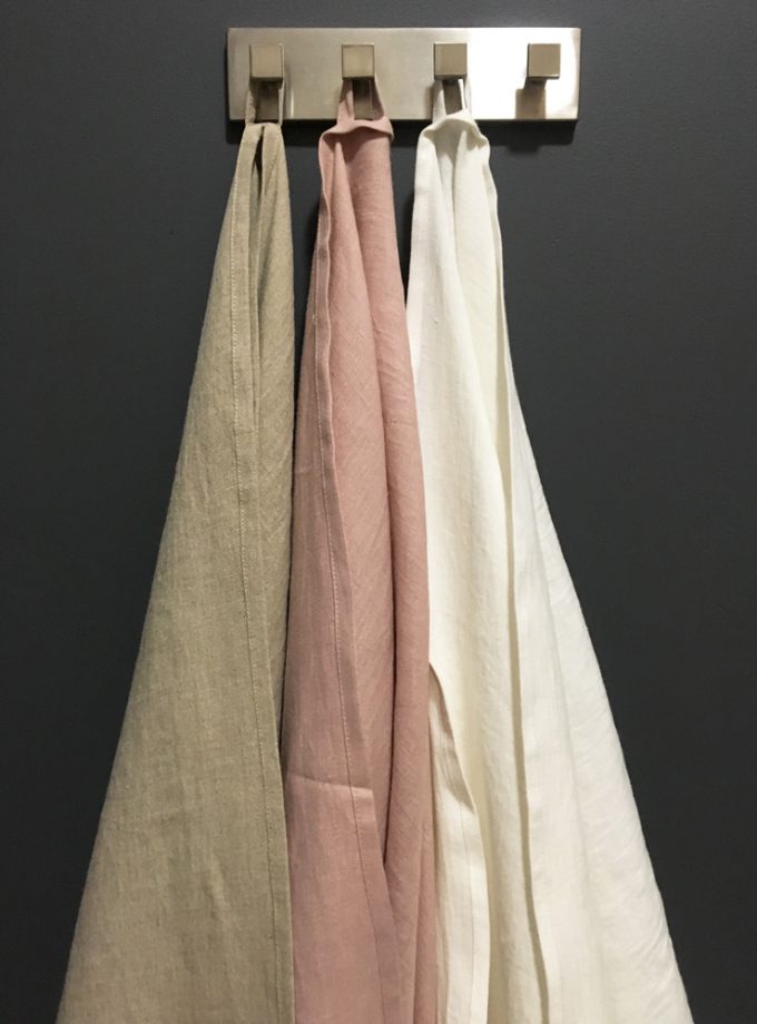 Lniany ręcznik do kąpieli - naturalny beż