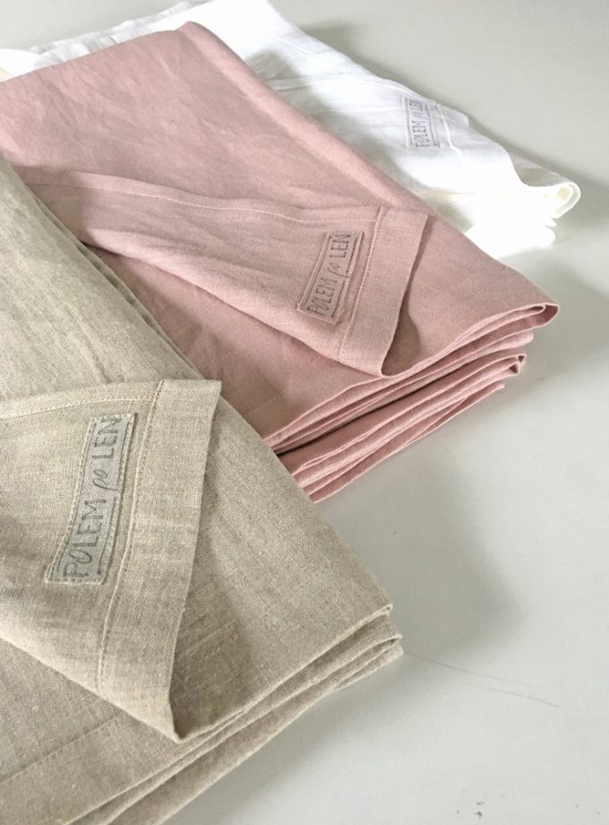 Lniany ręcznik do kąpieli - naturalny beż