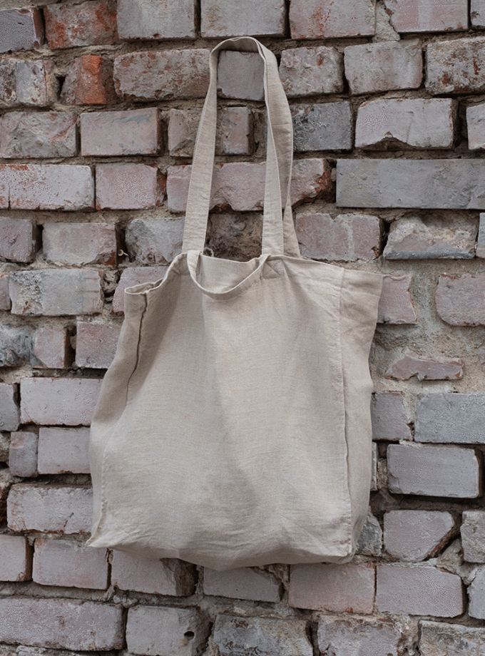 Lniana torba na zakupy