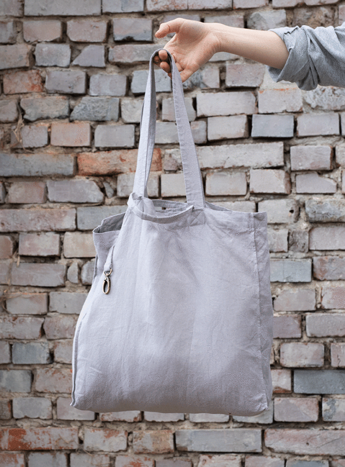 Lniana torba na zakupy