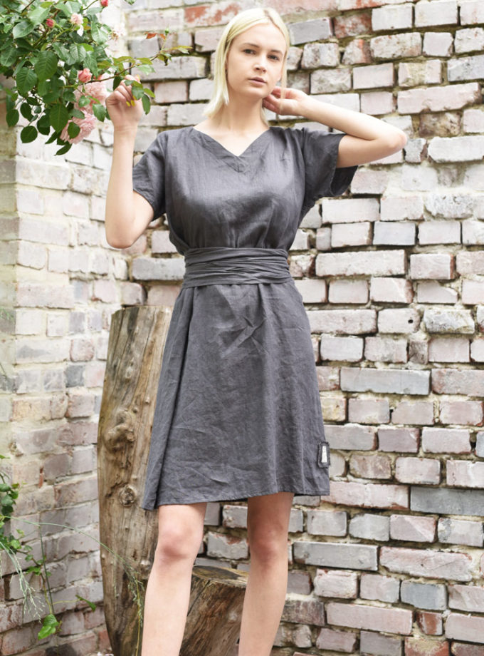 Lniana Sukienka Moonlight