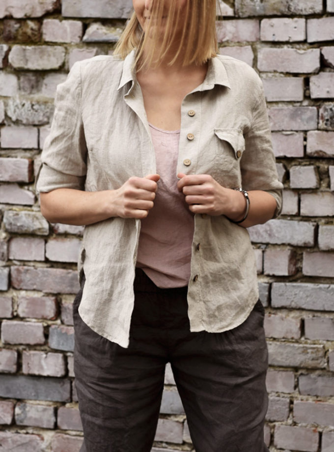 Lniana koszula Poranne Pole