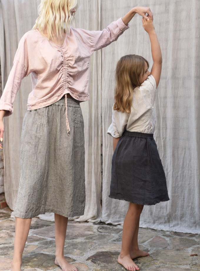 Lniana bluzka Na Fali