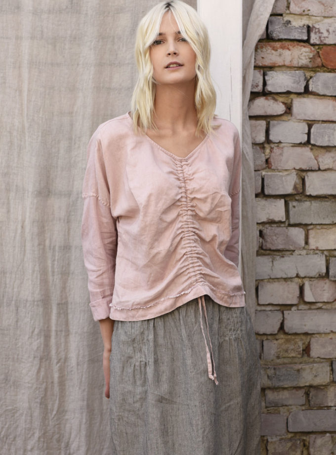 Lniana bluzka Na Fali