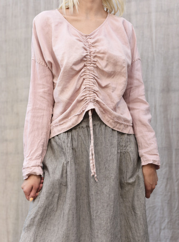 Lniana bluzka Na Fali