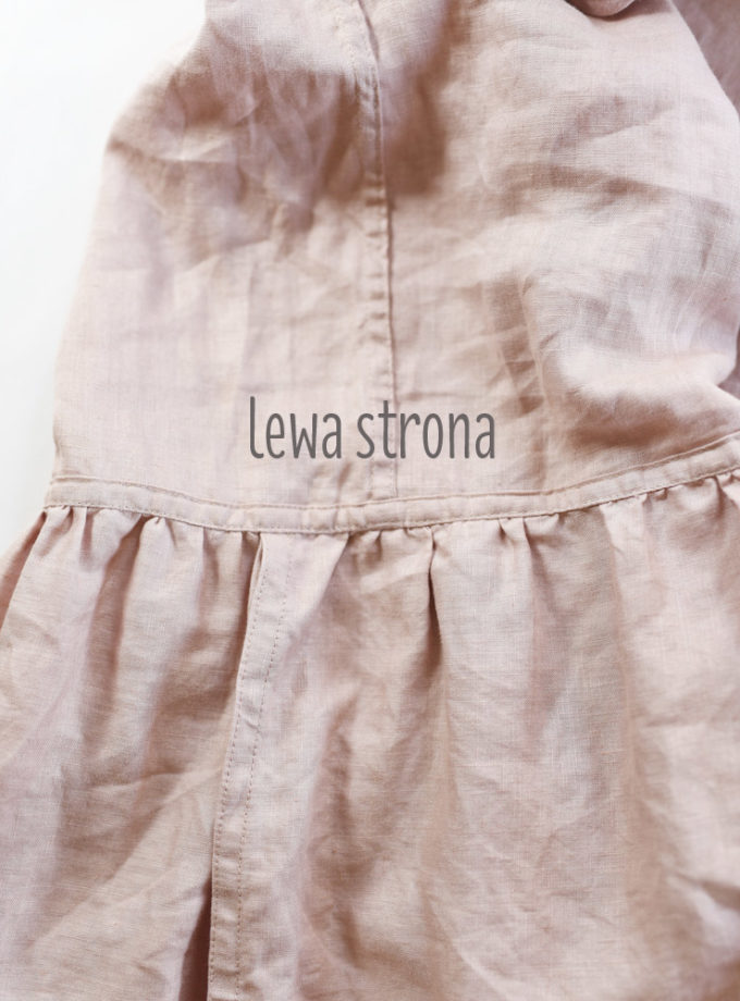 Lniana sukienka Polna Mgła