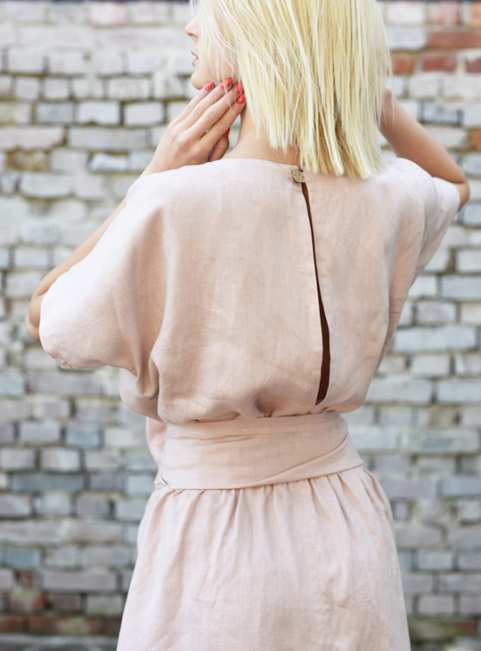 Lniana sukienka Moonlight