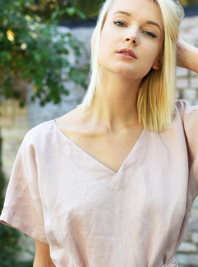 Lniana sukienka Moonlight