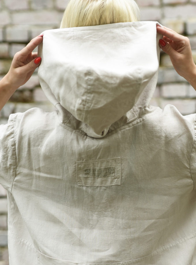 Lniana tunika z kapturem Surf