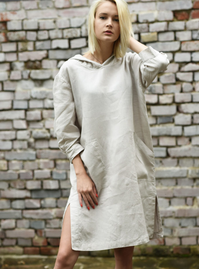 Lniana tunika z kapturem Surf