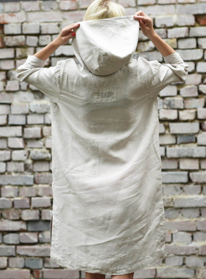 Lniana tunika z kapturem Surf