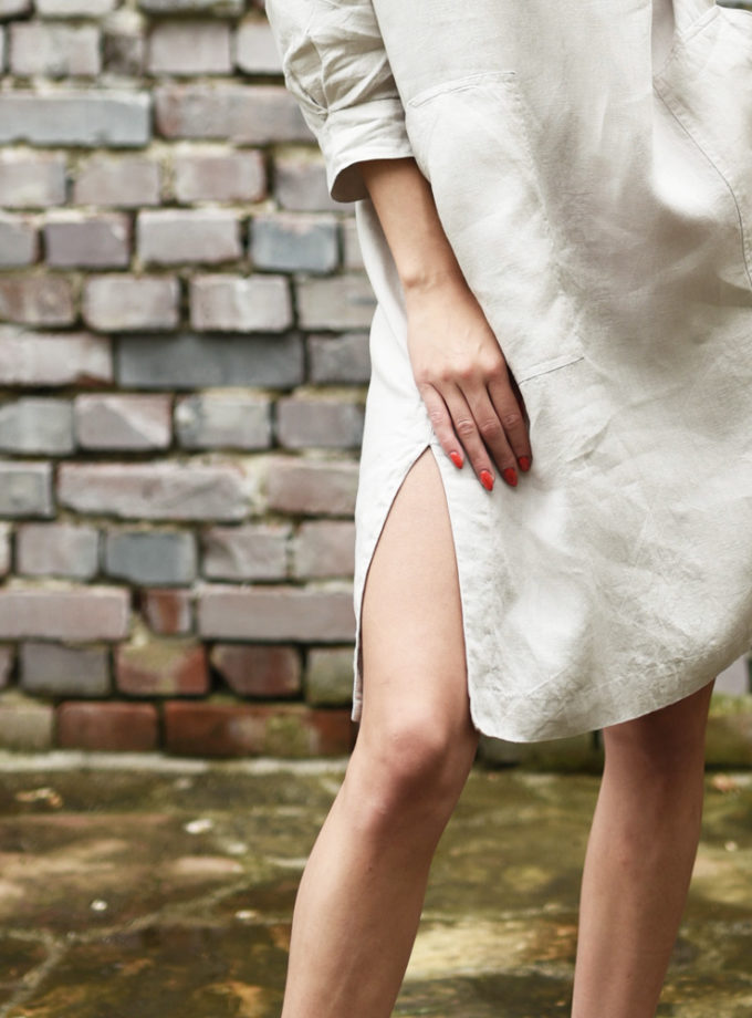 Lniana tunika z kapturem Surf