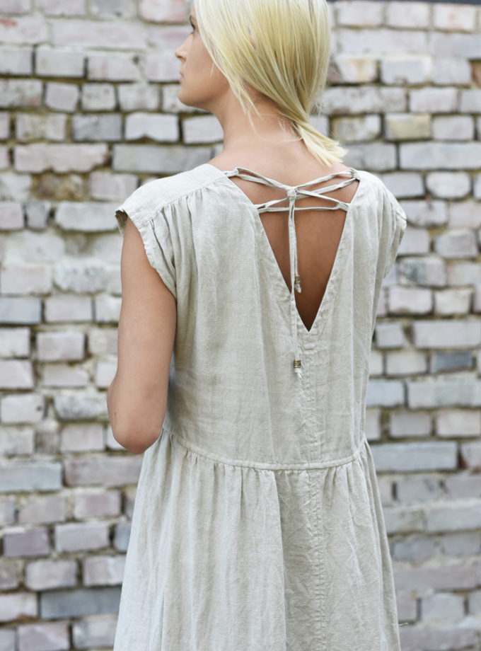Lniana sukienka Marti - naturalny lnu