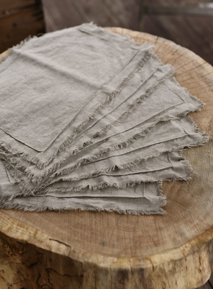 Lniane podkładki Dzikie Pola - zestaw 2szt