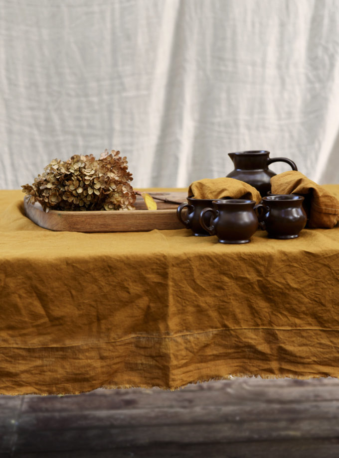 .Lniany obrus Dzikie Pola - pole kukurydzy