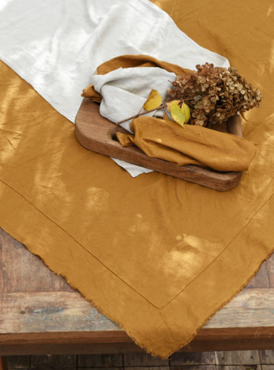 obrus z lnu do jadalni