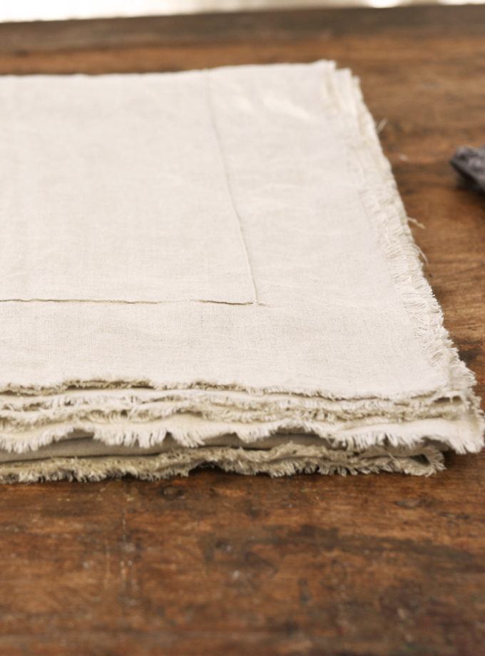 Lniany obrus Dzikie Pola - naturalny lnu