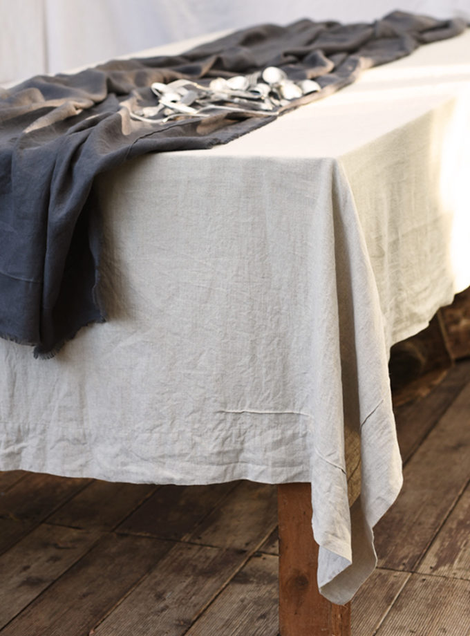 Lniany obrus Natura - naturalny len