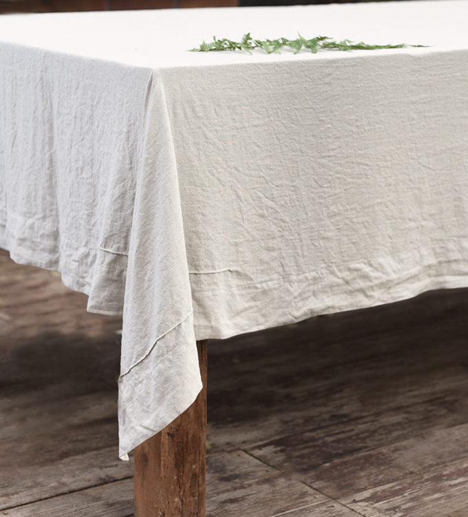 lniane nakrycie na stół