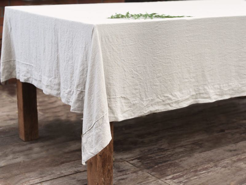 Lniany obrus Natura – naturalny len