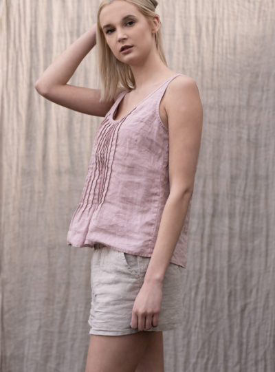 koszulka na ramiączkach lniana