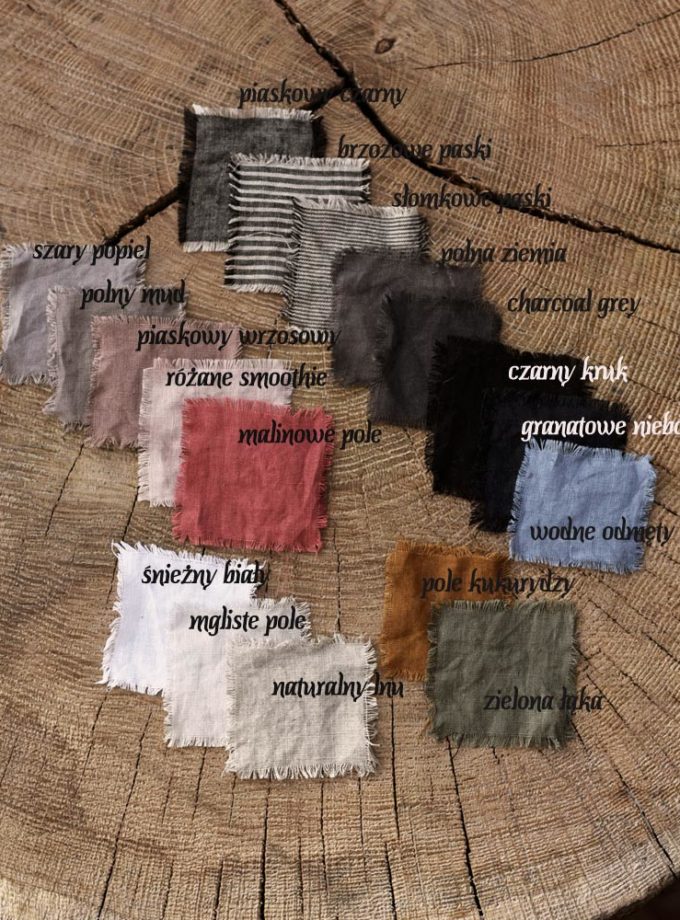 Lniana bluzka z krótkim rękawem Oliv