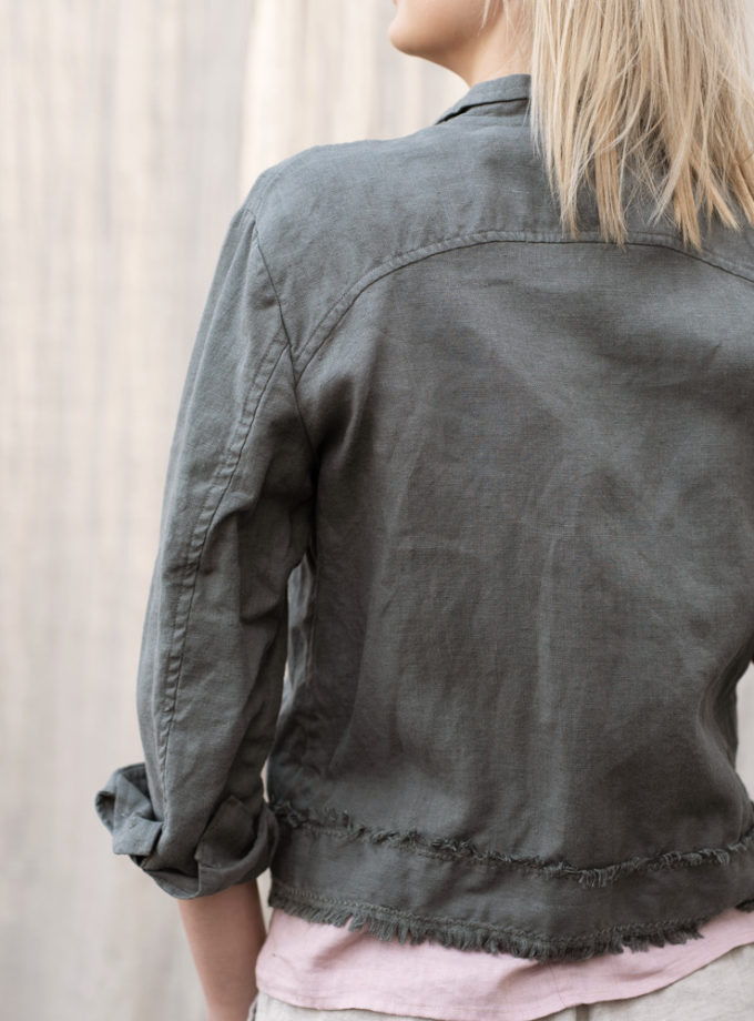 Lniana kurtka Szkwał