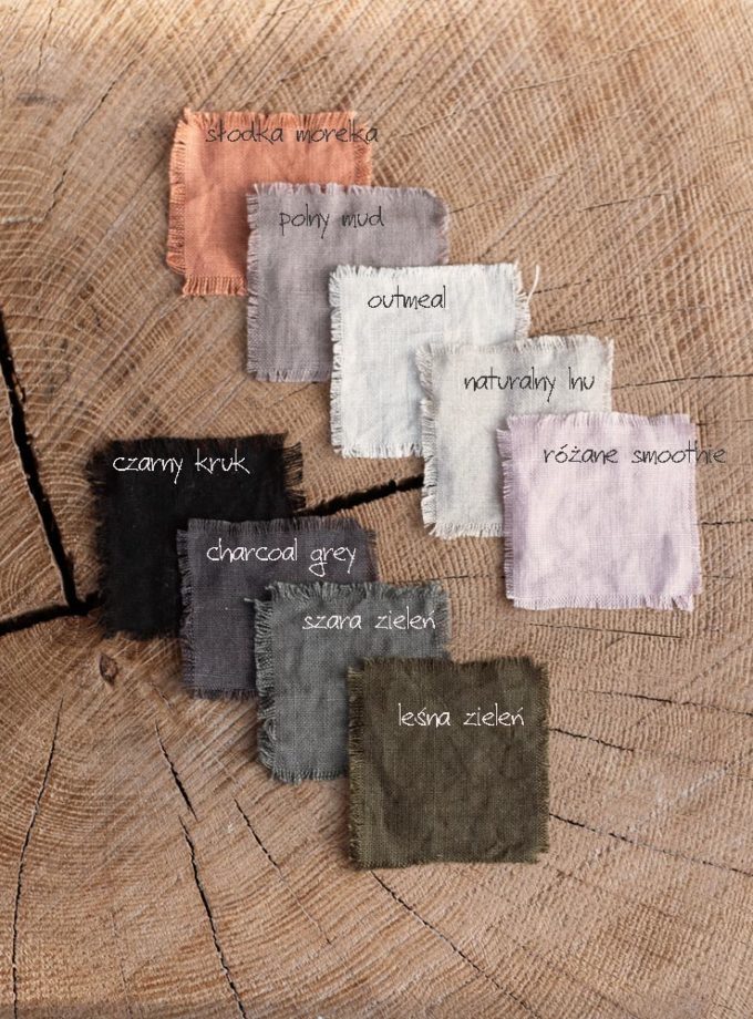 Spodnie Cygaro z grubszego lnu