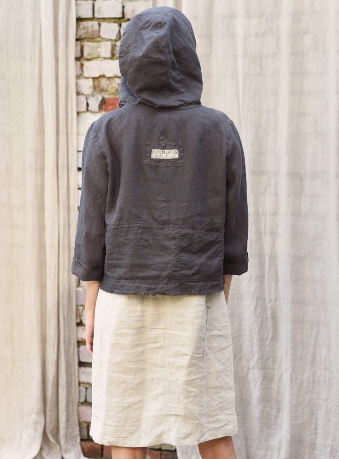 Lniana bluza z kapturem Dzikie Lato