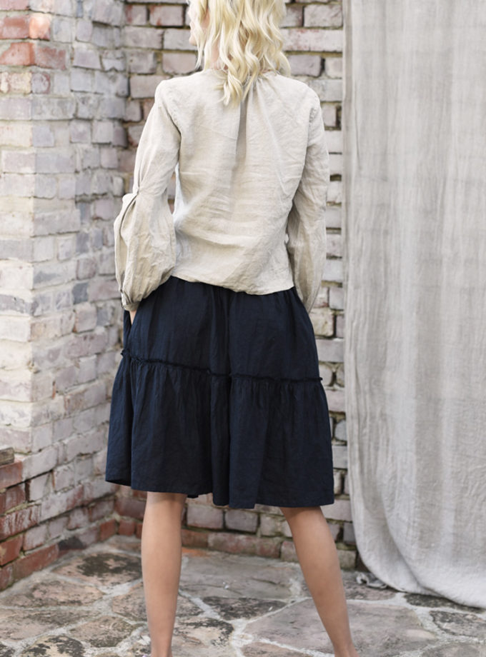 Lniana spódnica Letni Wir