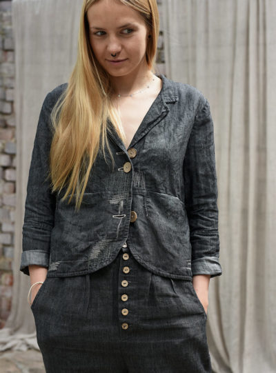 lniany komplet odzieży dla Pań