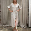 lniana naturalna sukienka hippie boho