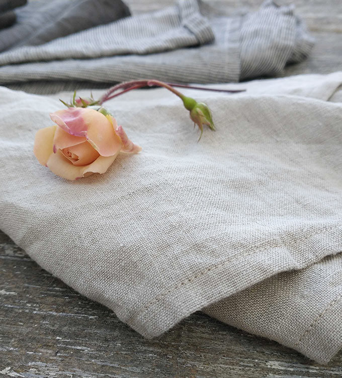 Lniane serwetki na stół - 45x45, 55x55 i 60x60