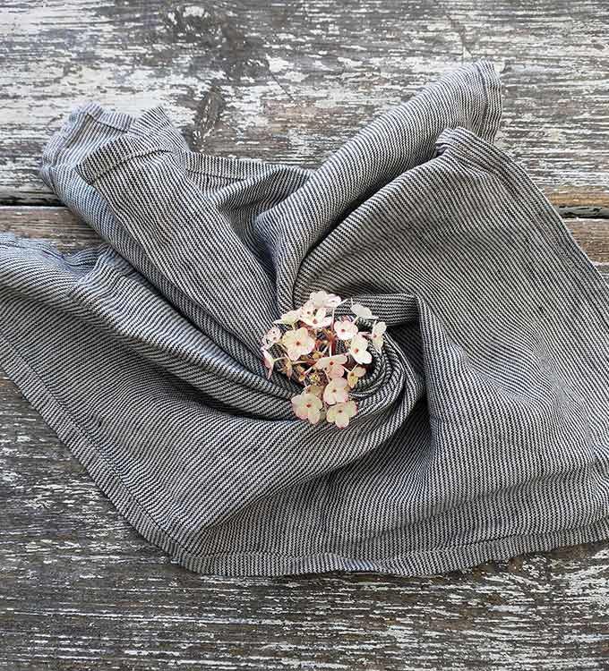 Lniane serwetki na stół - 45x45, 55x55 i 60x60