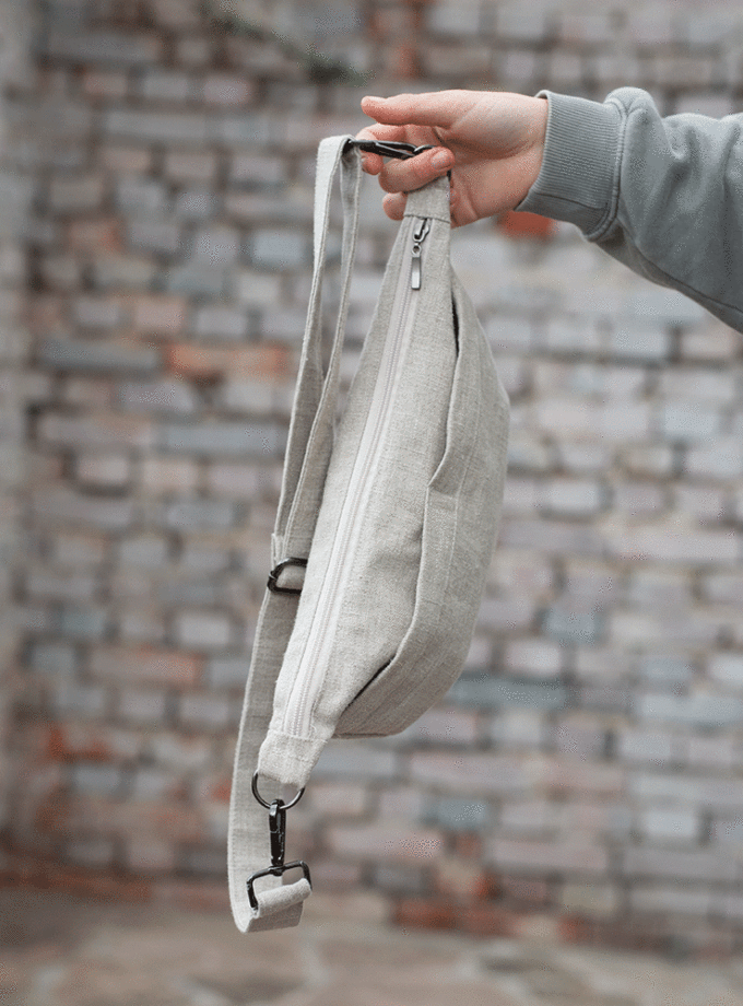 Lniana nerka Charcoal