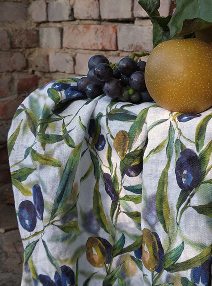 Zestaw dwóch ściereczek lnianych - Polny Gaj