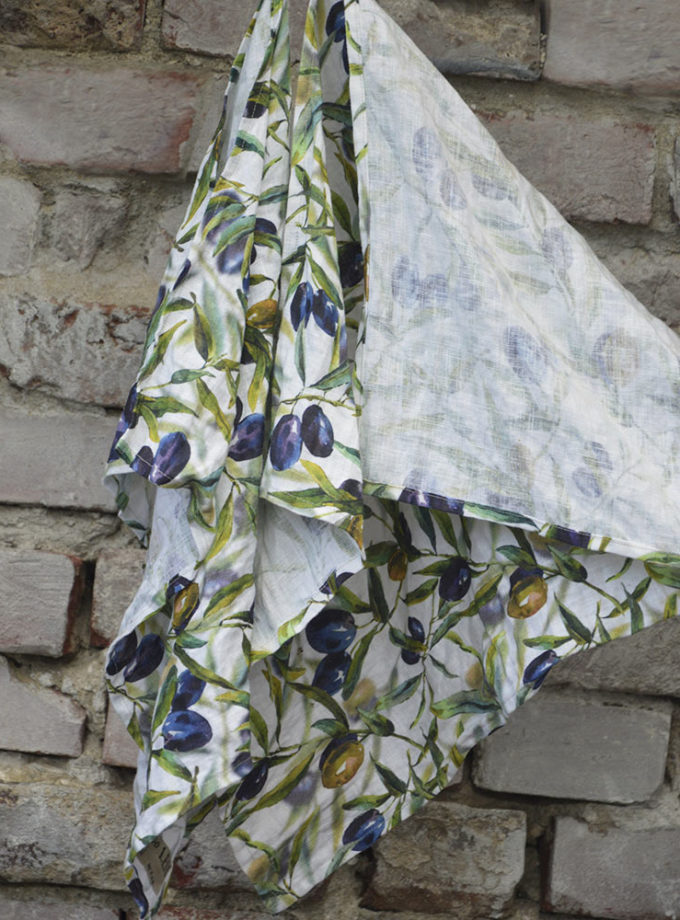 Zestaw dwóch ściereczek lnianych - Polny Gaj