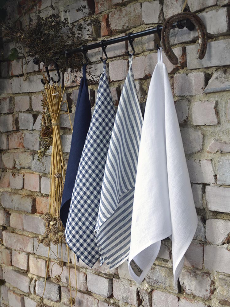 Zestaw czterech ściereczek z lnu - Wiatry z Pola - obrazek 6